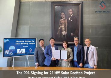 The PPA signing for 2.1 MW solar rooftop project between Impact Solar Group with King Bag