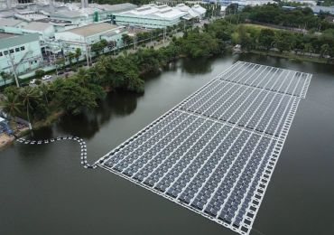 Impact Solar has invested and installed a solar floating at Sahapat Industrial Park Sriracha